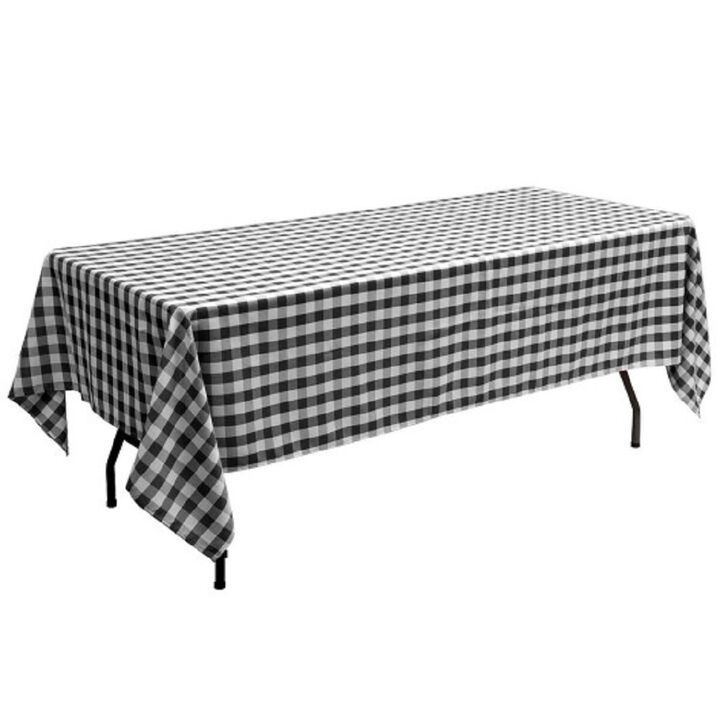 10 Pcs 60" x 126" Rectangular Polyester Party Tablecloth