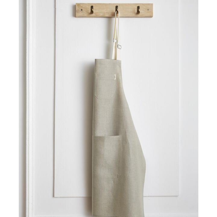Solino Home 100% Pure Linen Apron - Kitchen Linen