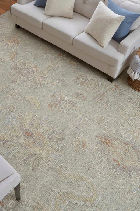 Grafton 69FNF Gray/Green 5'6" x 8'6" Rug