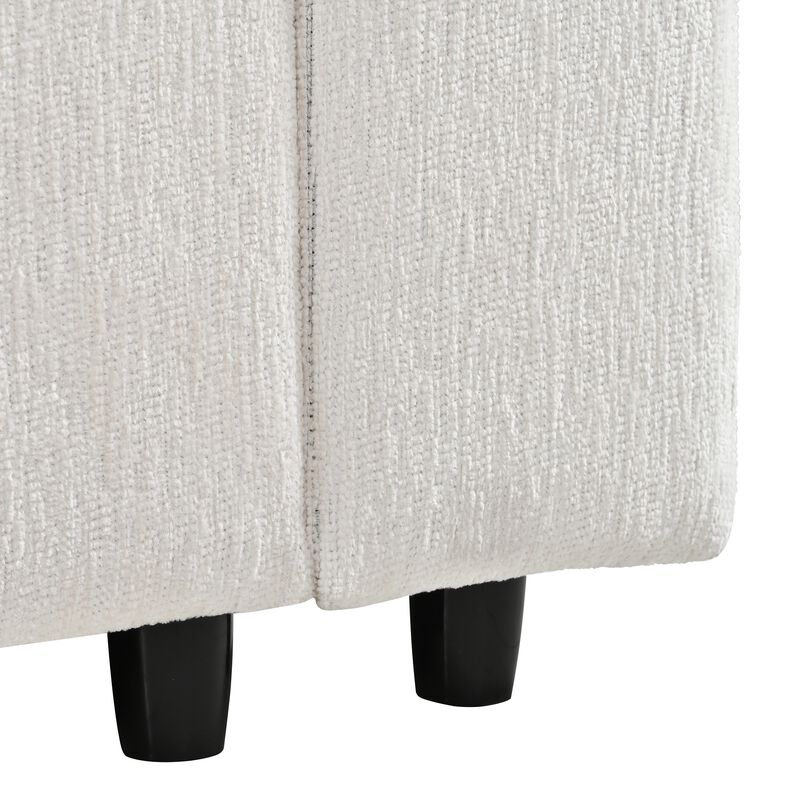 Fuppef Chenille L‑Shaped Sectional Sofa image number 7