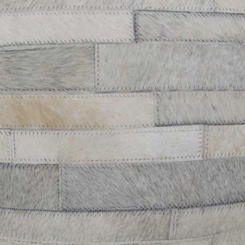 Real Cowhide Patchwork Pillow &ndash; Rustic Modern Throw Cushion for Couch & Chair