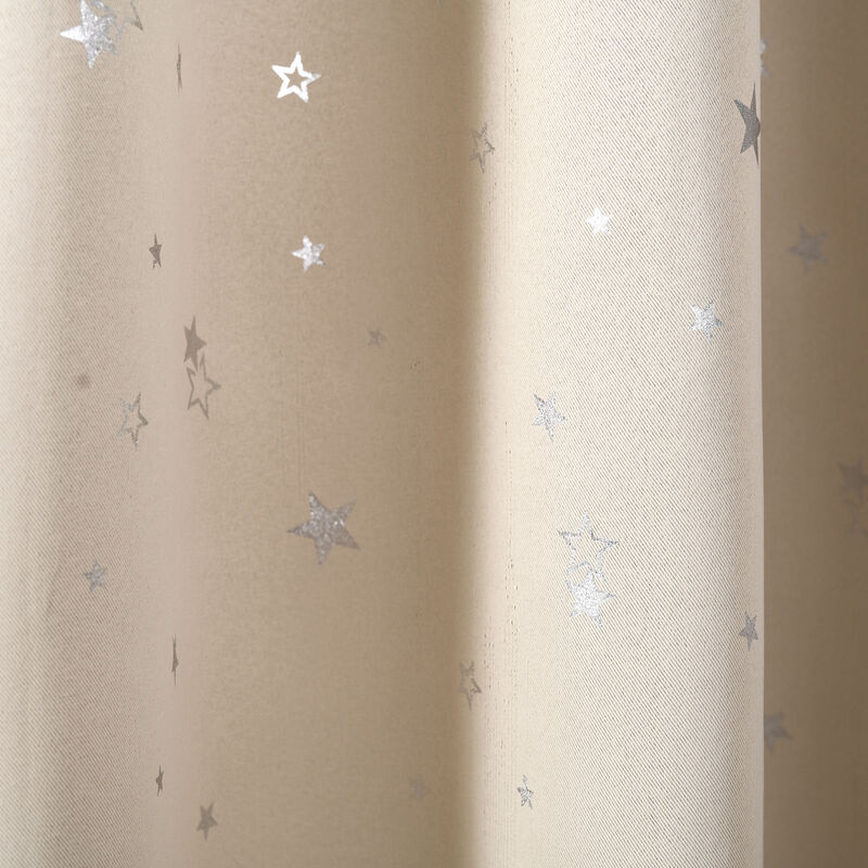 Star Sheer Insulated Grommet Blackout Window Curtain Panels image number 7