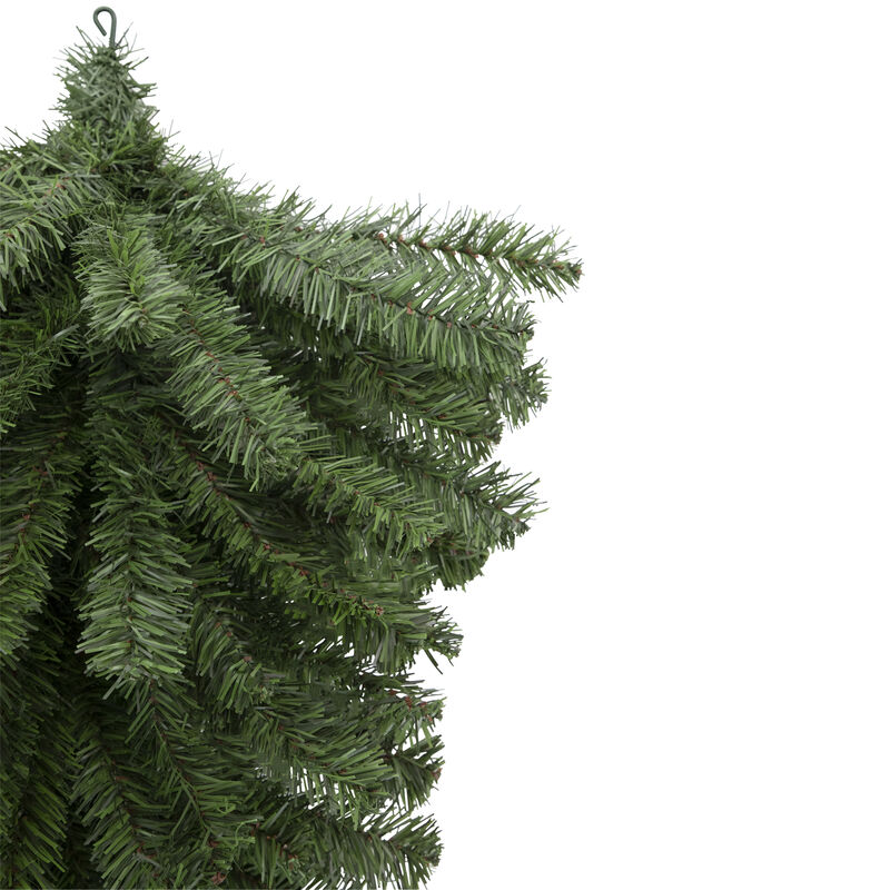 32" Canadian Pine Artificial Christmas Teardrop Swag  Unlit image number 2