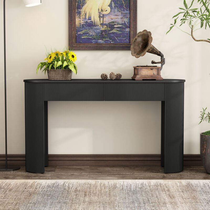 Merax Modern Console Table with Storage for Entryway