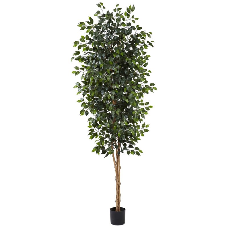 Hivvago 8 Feet Ficus Tree w/1512 Lvs