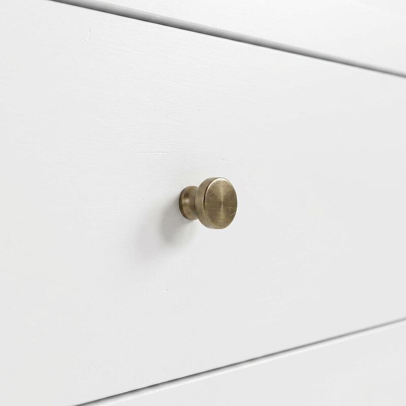 Santorini 3 Drawer Chest With Topper-White/Driftwood image number 3