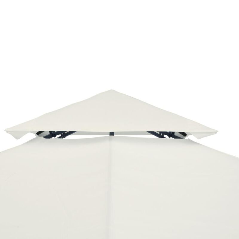 Hivvago 10' x 10' Gazebo Replacement Canopy 2-Tier Top UV Cover (Top Only) image number 7