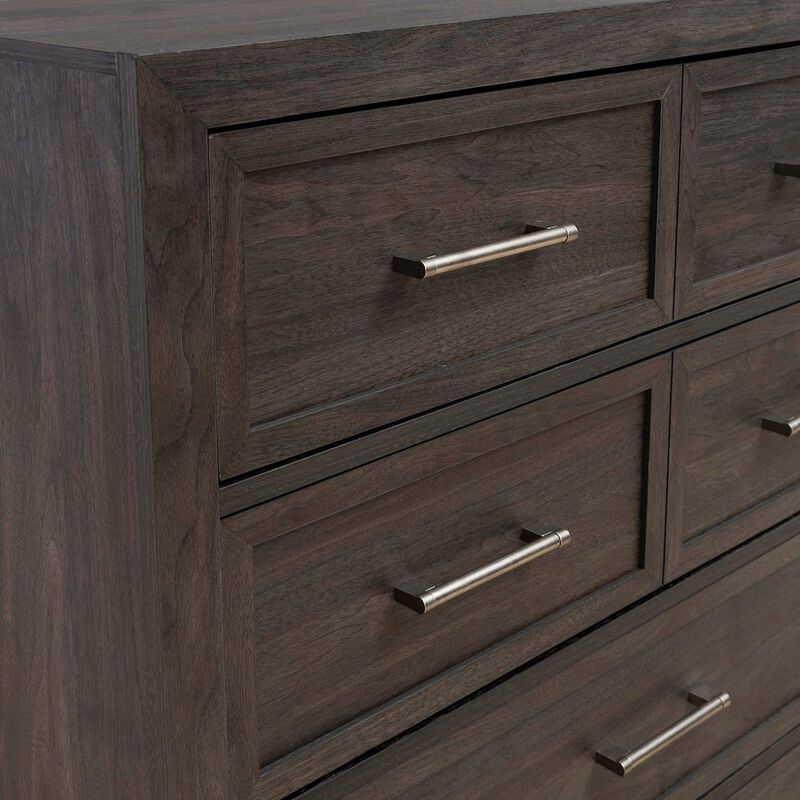 Liberty Furniture Modern Edge 5 Drawer Chest for Bedroom - Caffe image number 5