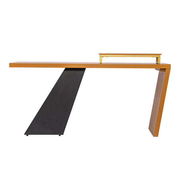 Merax 63"Modern Wooden Executive Desk Rustic Industrial Writing Desk
