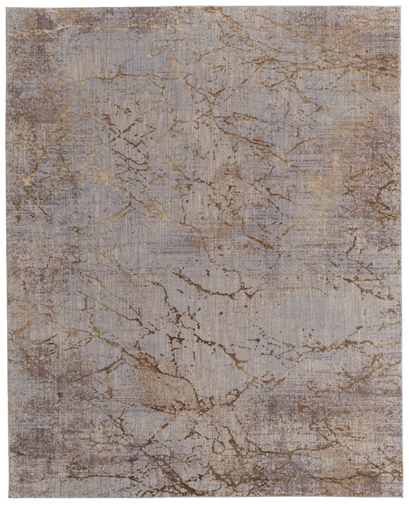 HomeRoots Abstract Power Loom Area Rug