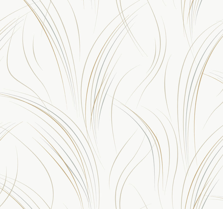 Graceful Wisp White Wallpaper