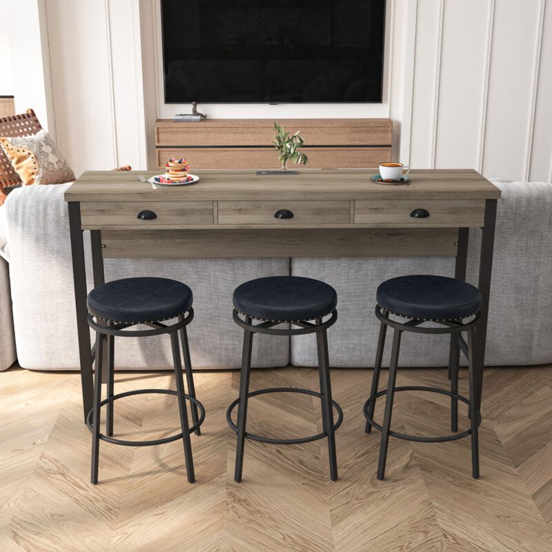 Furkel Industrial Bistro Set image number 3