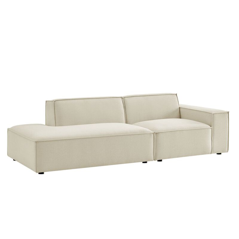 Restore 2-Piece Performance Fabric Upholstered Modular Loveseat image number 0