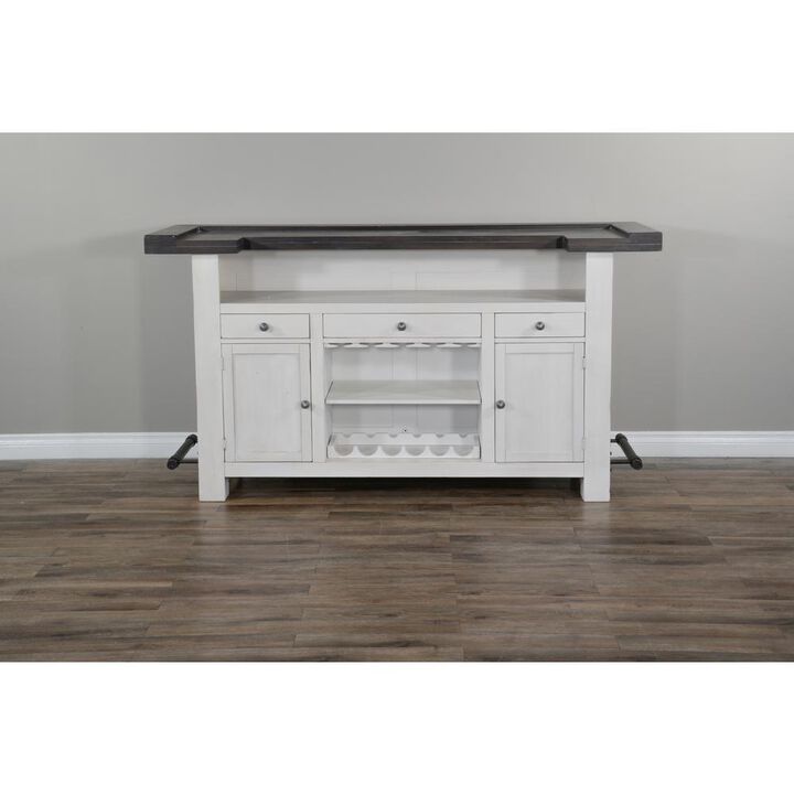Sunny Designs 78 Farmhouse Wood Home Bar