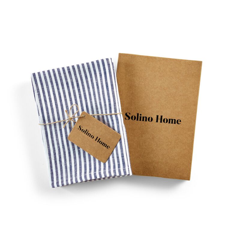 Linen Kitchen Towels - Narrow Stripe image number 2