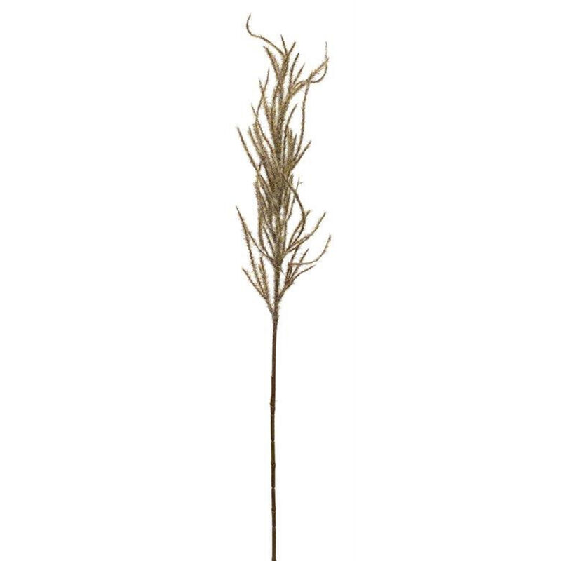 Set of 4 Flocked Pampas Grass Sprays for Soft, Elegant Home Décor and Floral Arrangements