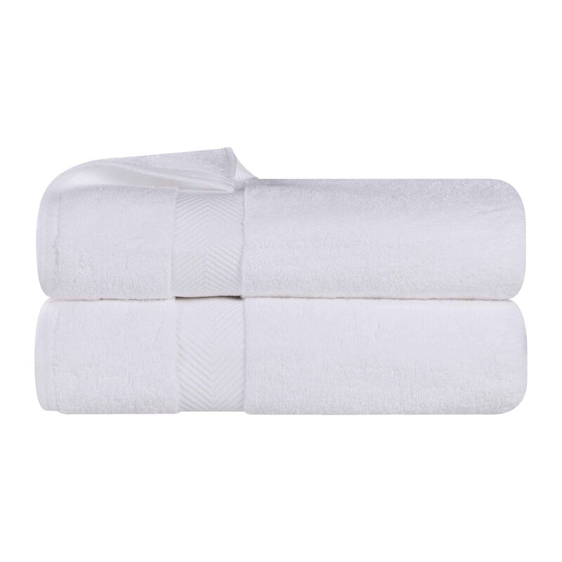 Plush Zero Twist Cotton Bath Towels Set of 2 for Bathroom Comfort image number 0