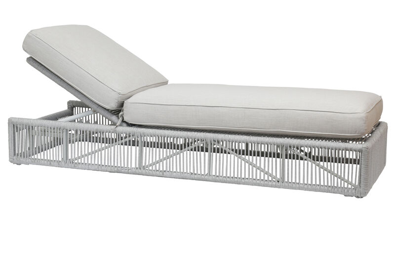 Miami Adjustable Chaise in Echo Ash w/ Self Welt