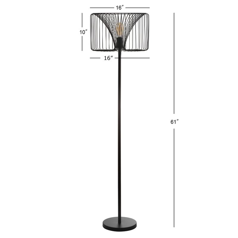 Gridley Metal LED Floor Lamp
