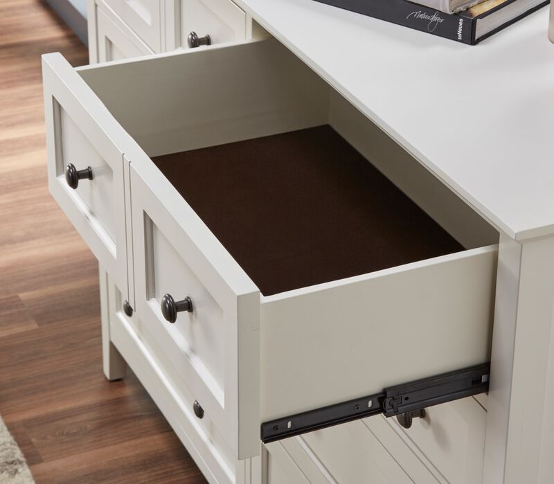 Paragon Five Drawer Chest in White