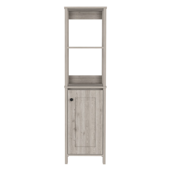 Streamdale Hanover 4-Shelf Linen Cabinet Light