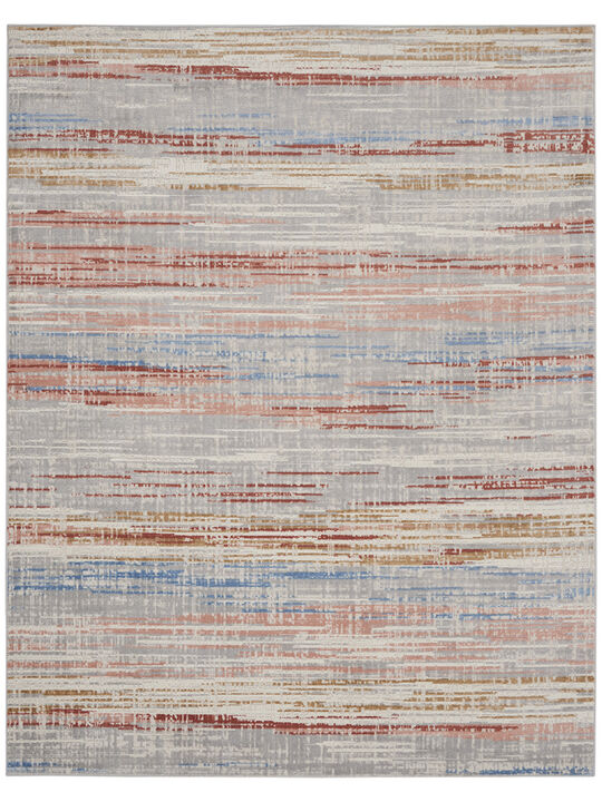 Elation ETN01 Ivory/Multicolor 9' x 12' Rug