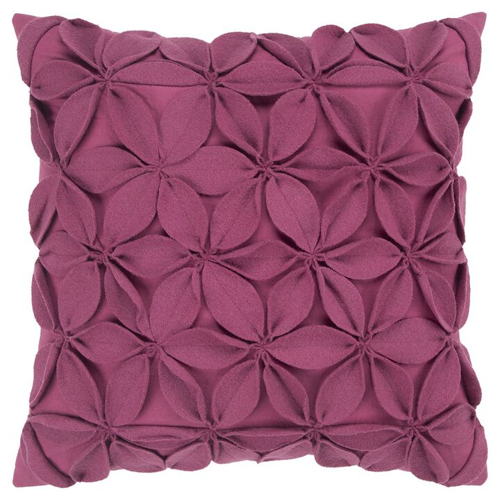 Elegant Pinwheel Down Pillow – Floral Decorative Cushion for Sofa and Chair