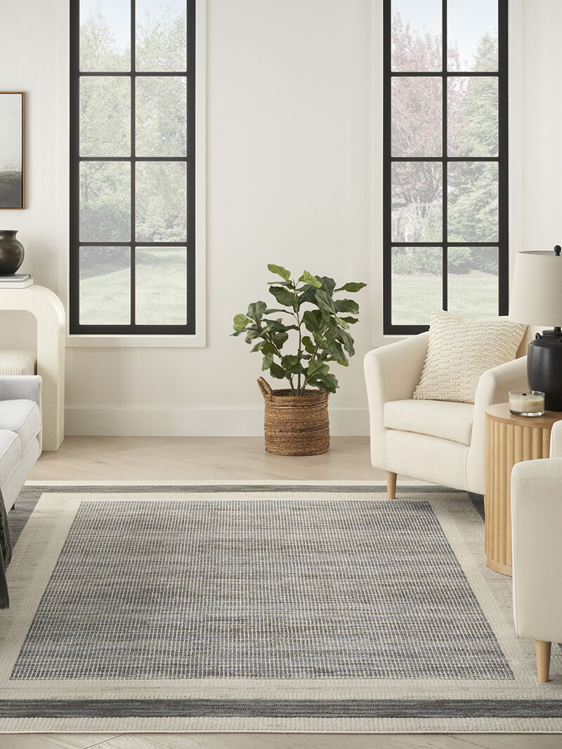 Serenity Home SRH07 Gray/Ivory 5'3" x 7'3" Rug image number 7