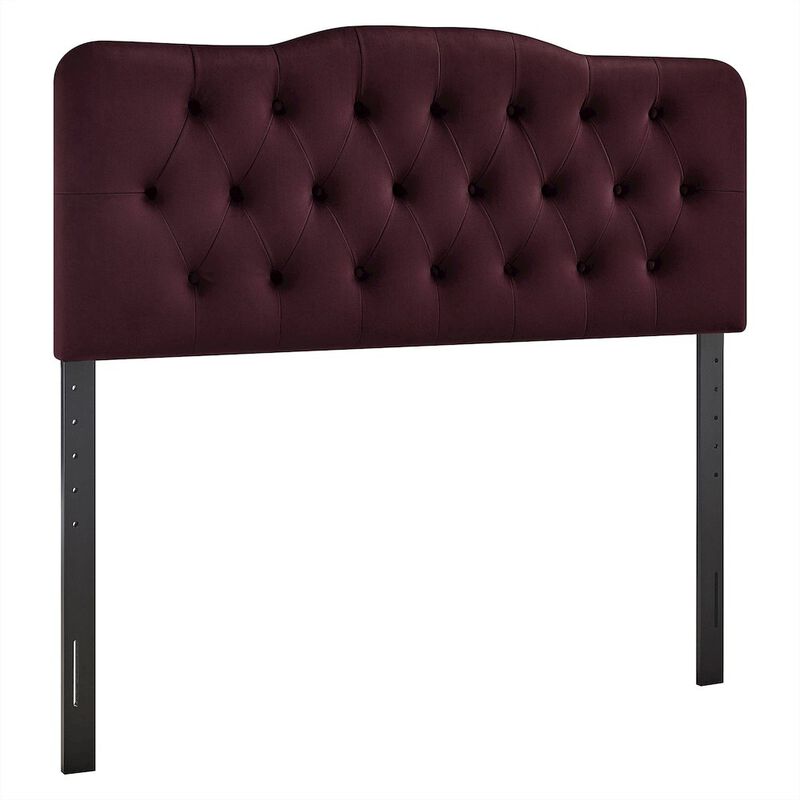 Annabel Stain-Resistant Performance Velvet Full Headboard image number 0