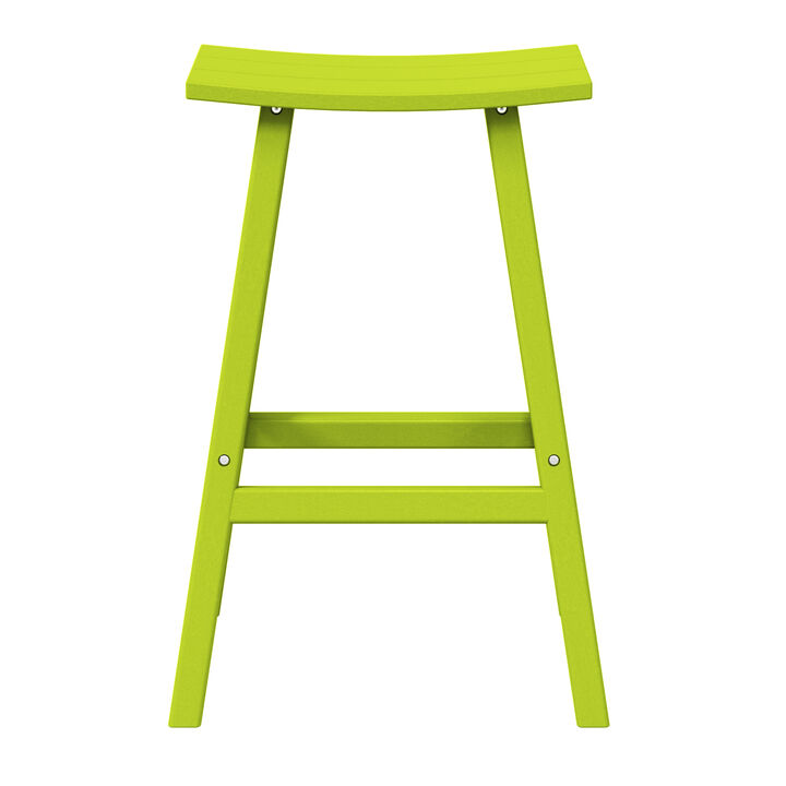 WestinTrends Westintrends 29" height Outdoor / Patio Saddle bar stool