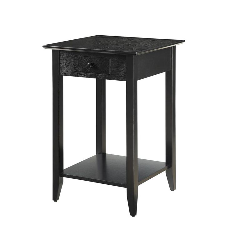 Convience Concept, Inc. American Heritage End Table with Drawer and Shelf