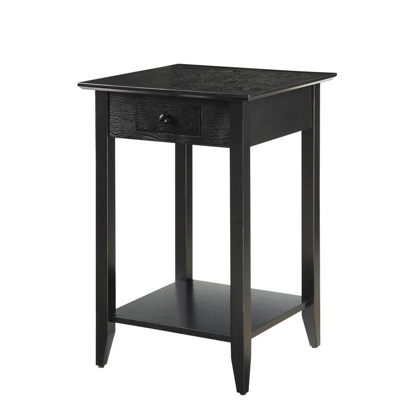 Convience Concept, Inc. American Heritage End Table with Drawer and Shelf