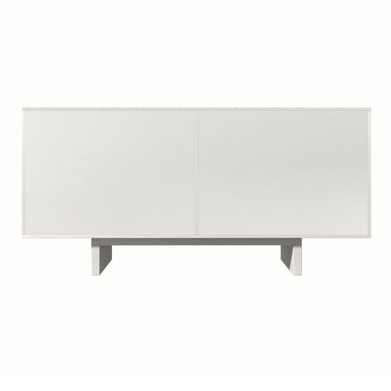 Clihome 63"Sideboard Buffet Cabinet with Adjustable Shelf