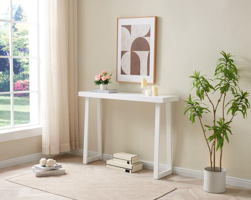 Kings Brand Furniture Claude Narrow Console Table Perfect for Sofa Table, Entryway Table