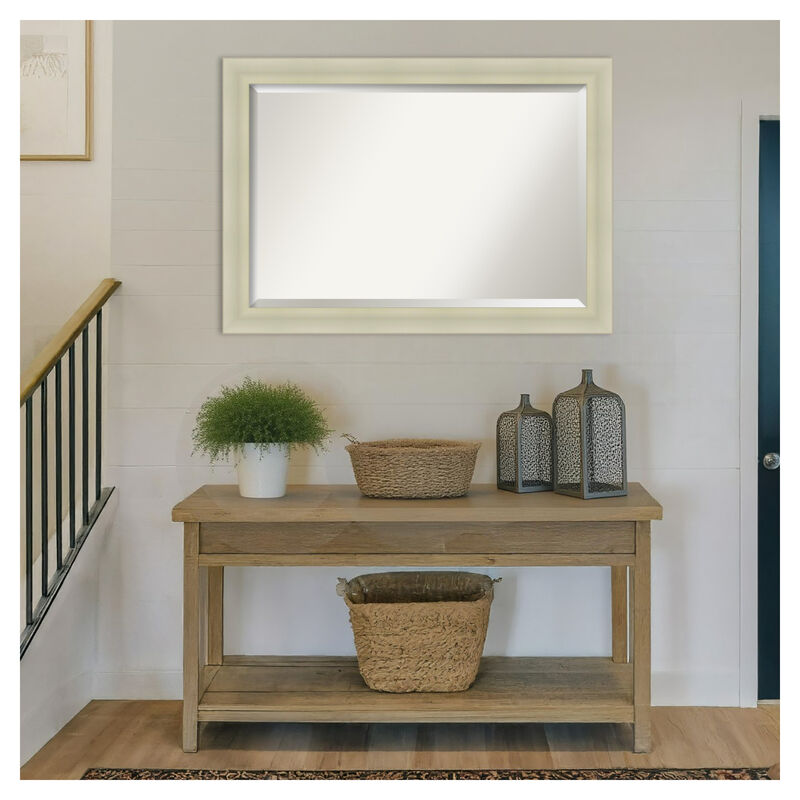 Oliver Beveled Wood Framed Wall Mirror image number 1