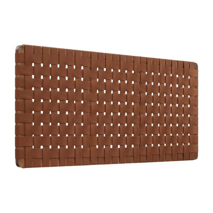 Vegan Leather Full Headboard with Texturedand Durable Frame
