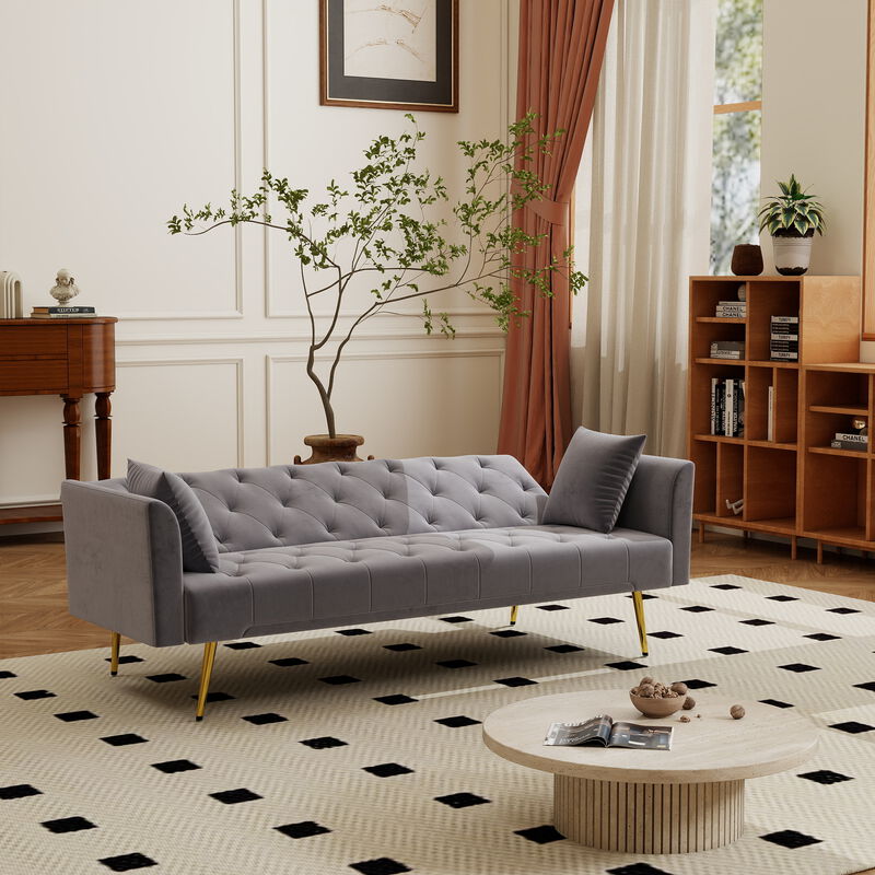 Limpis 72 inch foldable sleeper sofa image number 1