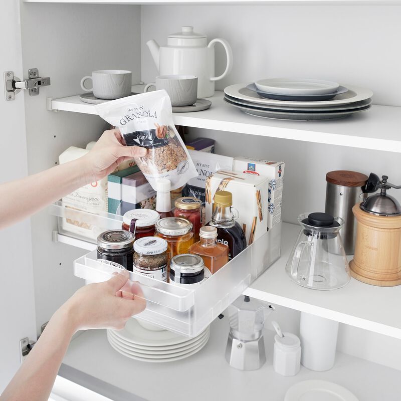 Refrigerator Organizer Bin - Wide image number 1