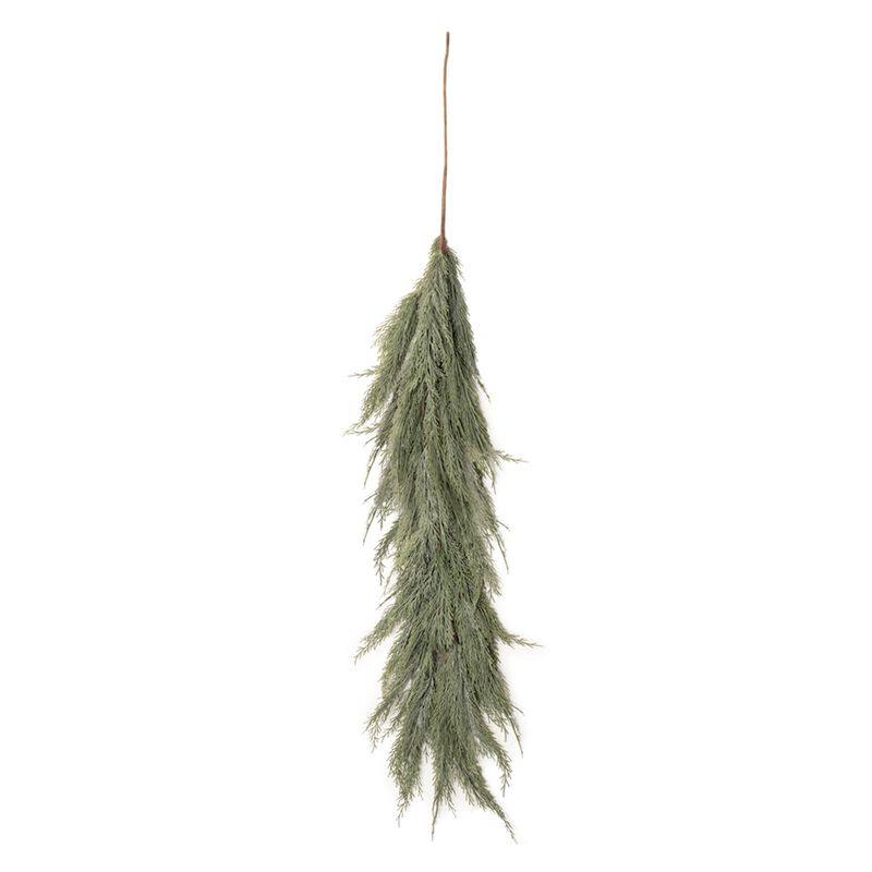 Variegated Pine Vine Garland for Holiday Mantel, Staircase, or Tabletop Decor