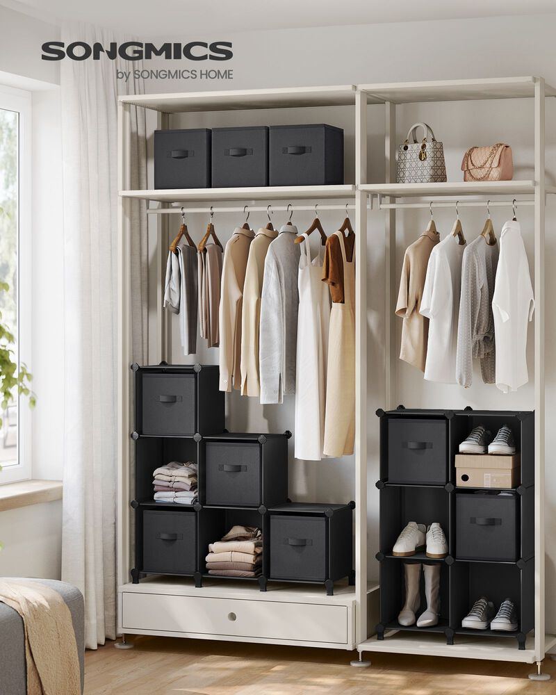 Elegant 12-Cube Storage Unit with Adjustable Shelving