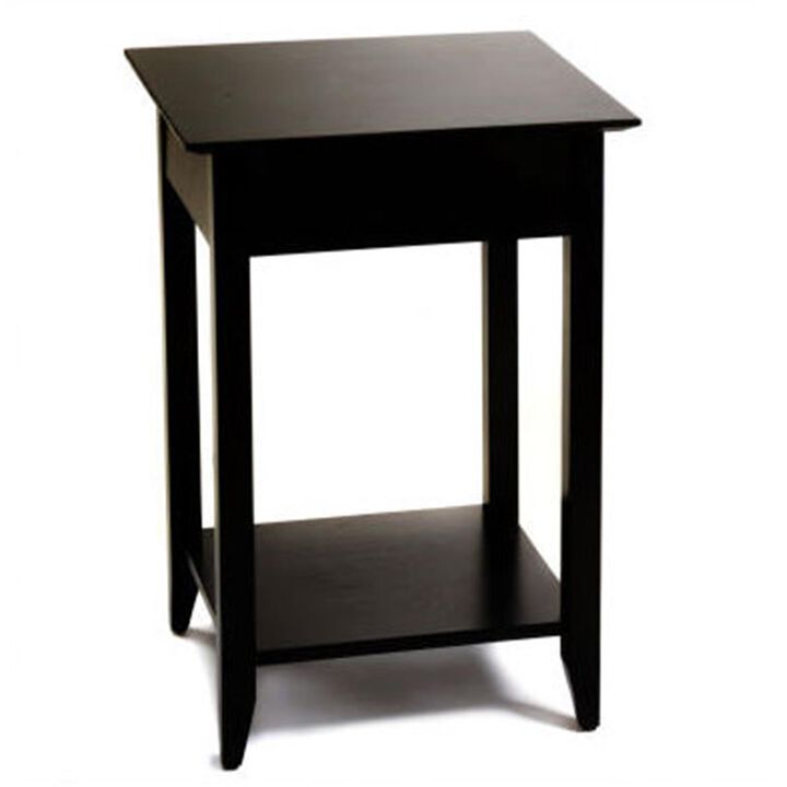 Convenience Concepts  American Heritage End Table with Drawer and Shelf