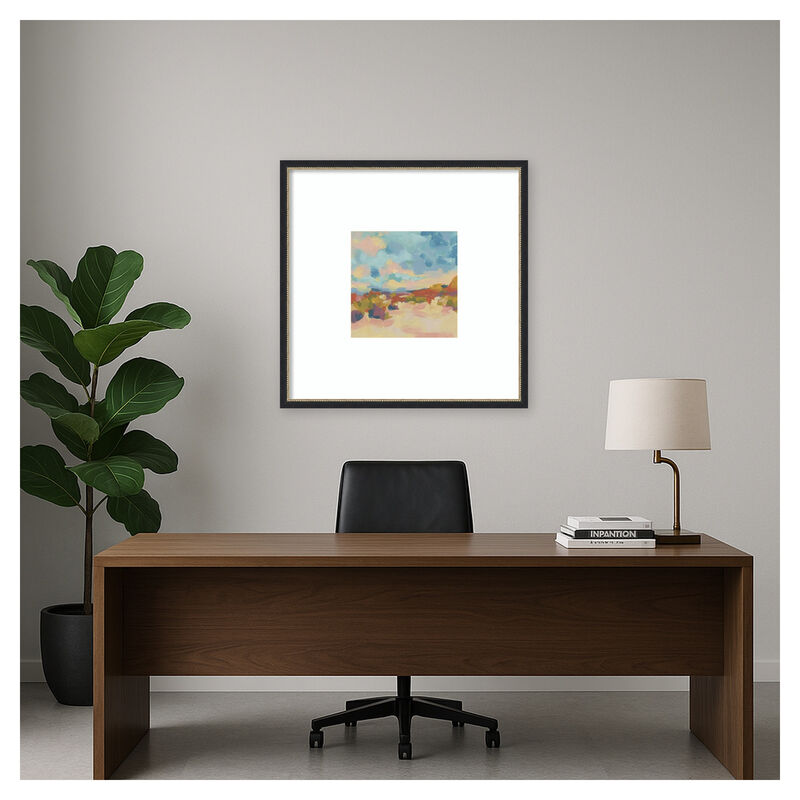 Mesa Bluff I by June Erica Vess Wood Framed Wall Art Print image number 4