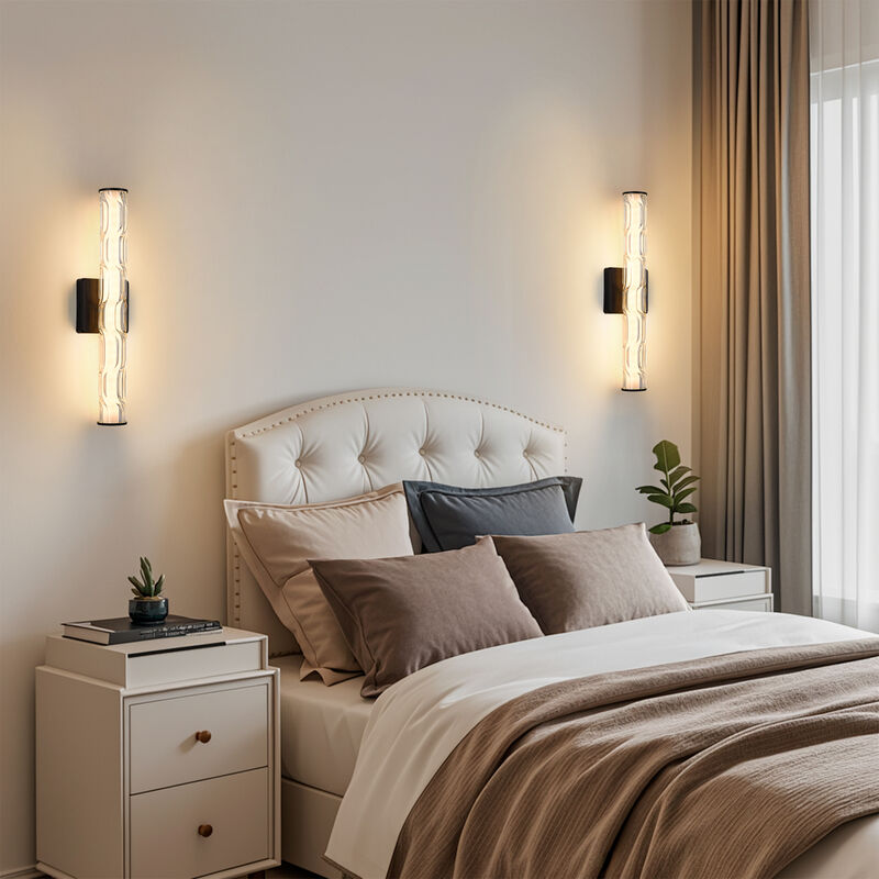 3.5 in. 1-Light LED Wall Sconce with Iron Shade (Set of 2) image number 6