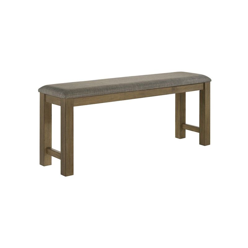 Liberty Furniture Brook Bay Upholstered Counter Height Bench for Dining Room - Sandstone Brown image number 6