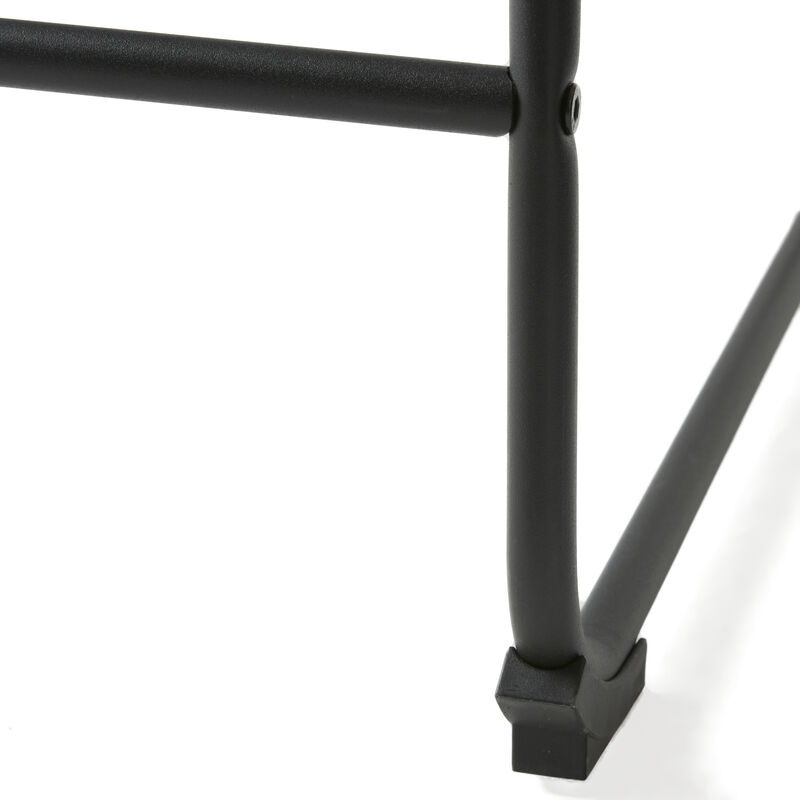 Christopher Knight Home Havelton Modern 24 Inch Faux Leather and Steel Frame Counter Stools (Set of 2)