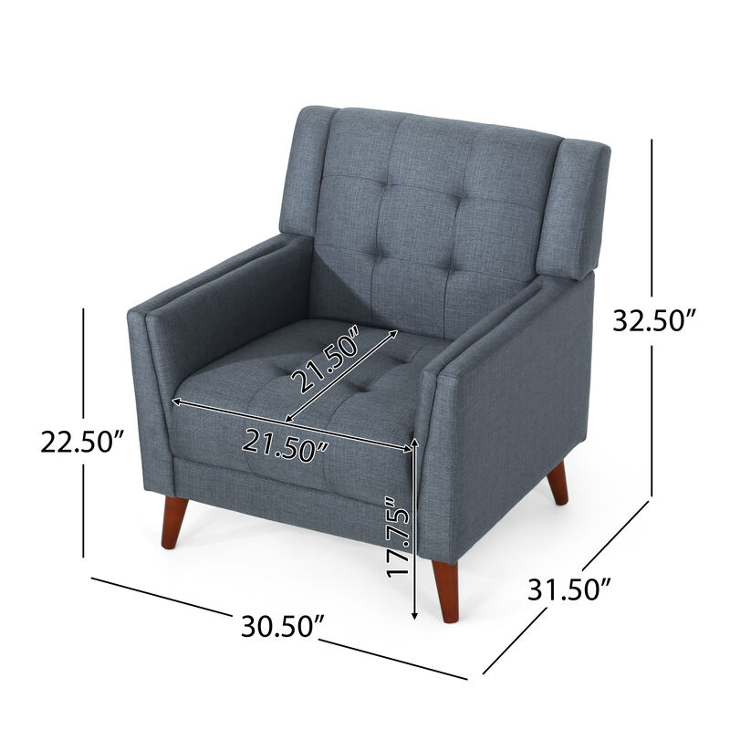 Merax Modern Upholstered Living Room Accent Chair