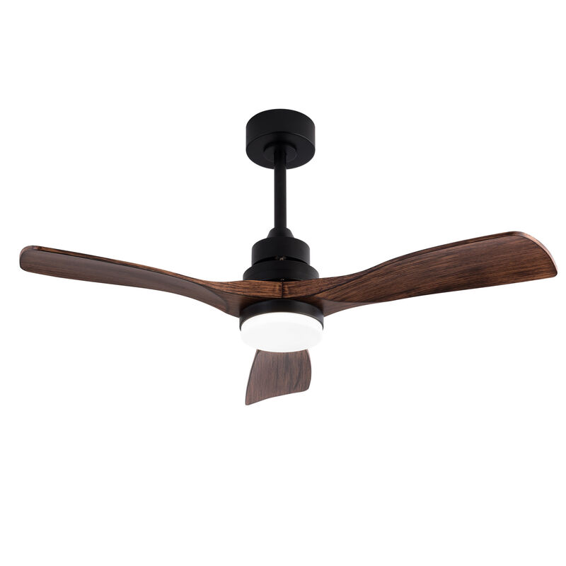 ELEMENT ACE 42 Inch Noiseless Modern Ceiling Fan with Lights and Remote Control, Reversible DC Motor 3 Blades, Ideal for Patios, Farmhouse and Indoor Residential Spaces image number 5