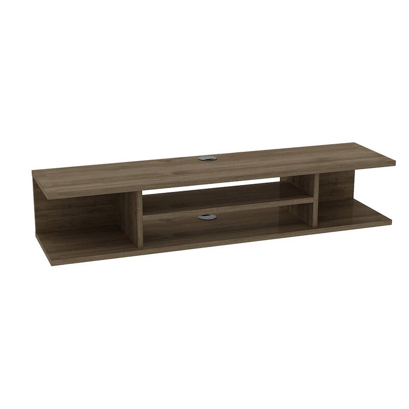 Decorotika Pivot Floating Tv Stand - Oud Oak