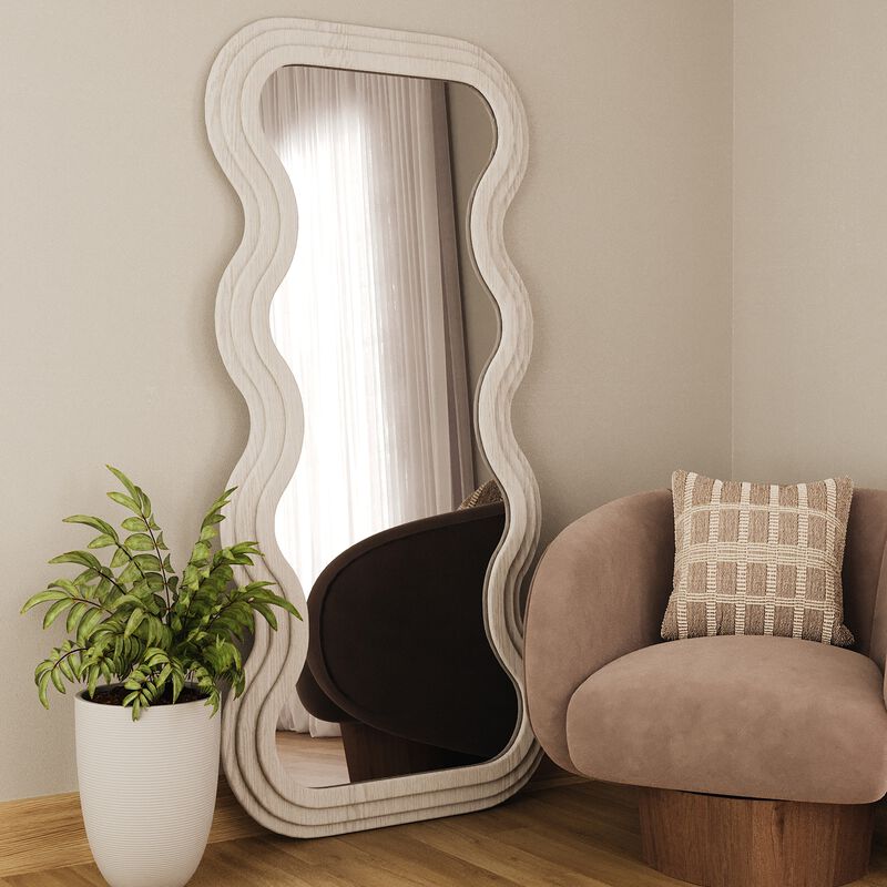 Swirl Floor Mirror