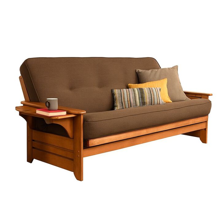 Phoenix Frame-Barbados Finish-Linen Cocoa Mattress